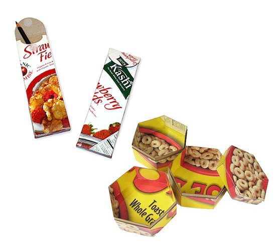 2 ways to upcycle cereal boxes