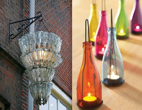 glass bottle upcycles