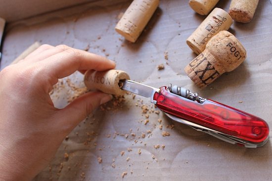 carve your cork planter