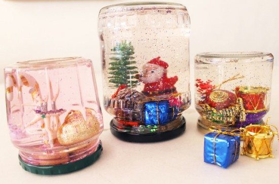 make your own snow globes