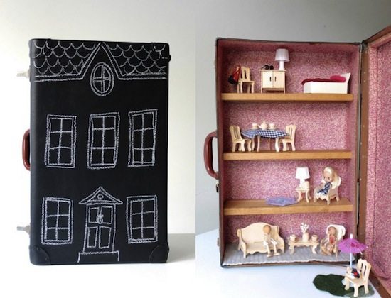 suitcase dollhouse