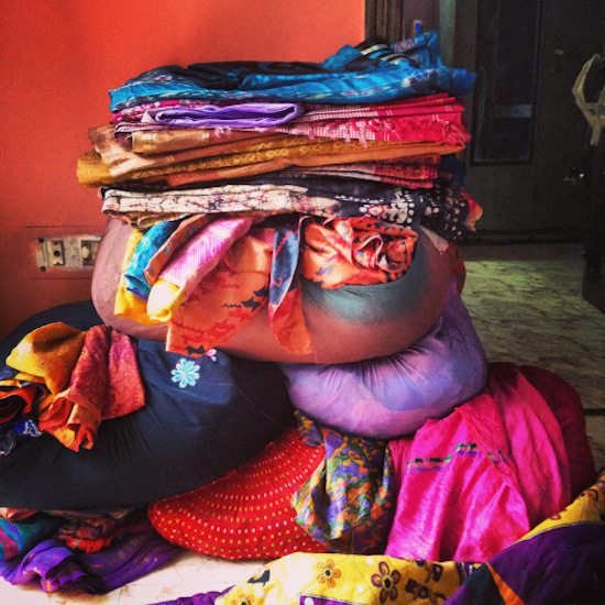 upcycled saris