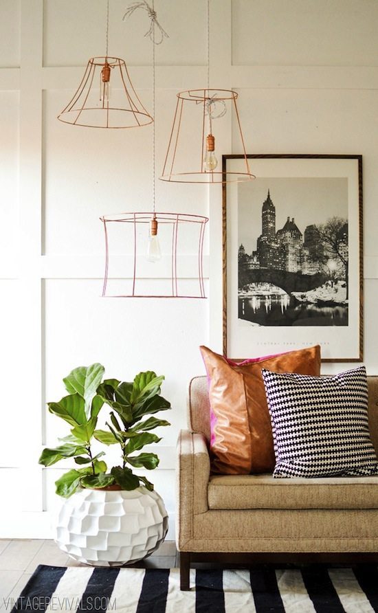 wire pendant light