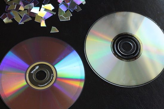 DVD vs. CD mosaic
