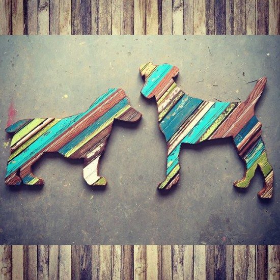 reclaimed wood art