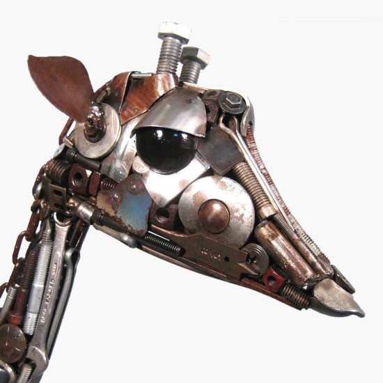 Scrap Metal Art - Edmund the Giraffe