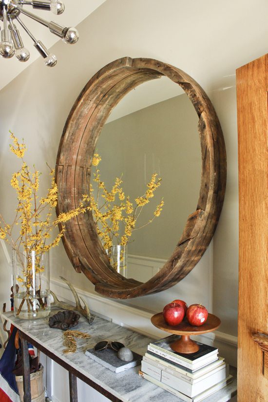 Diy Mirror Frame Upcycle That, How To Frame An Oval Mirror Diy