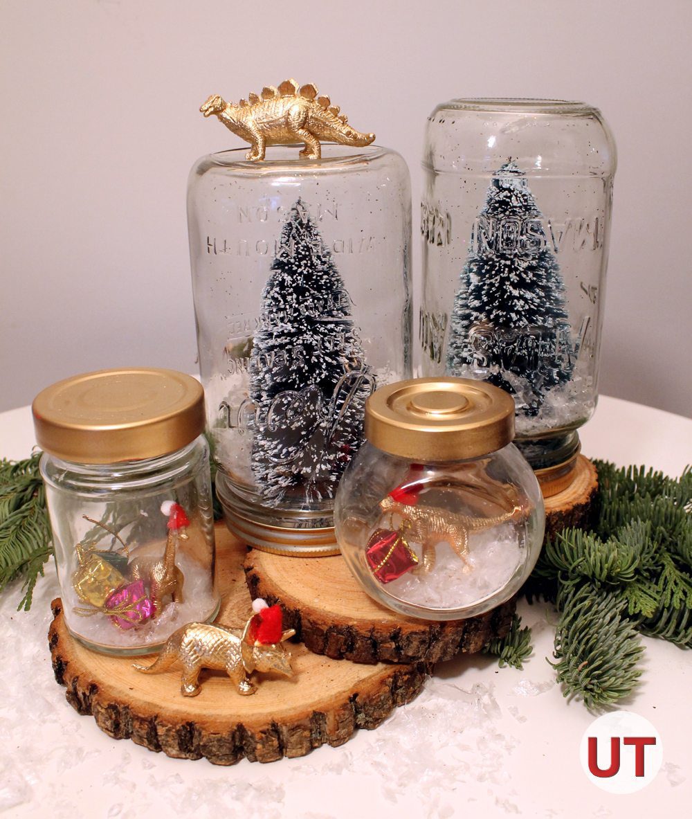 Dinosaur Snow Globes | Upcycle That