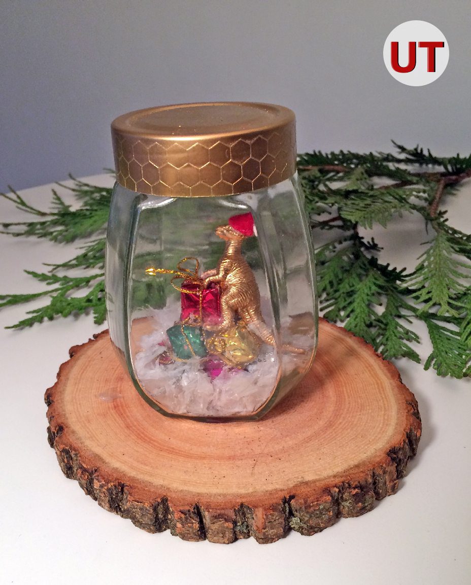 Dinosaur Snow Globes | Upcycle that
