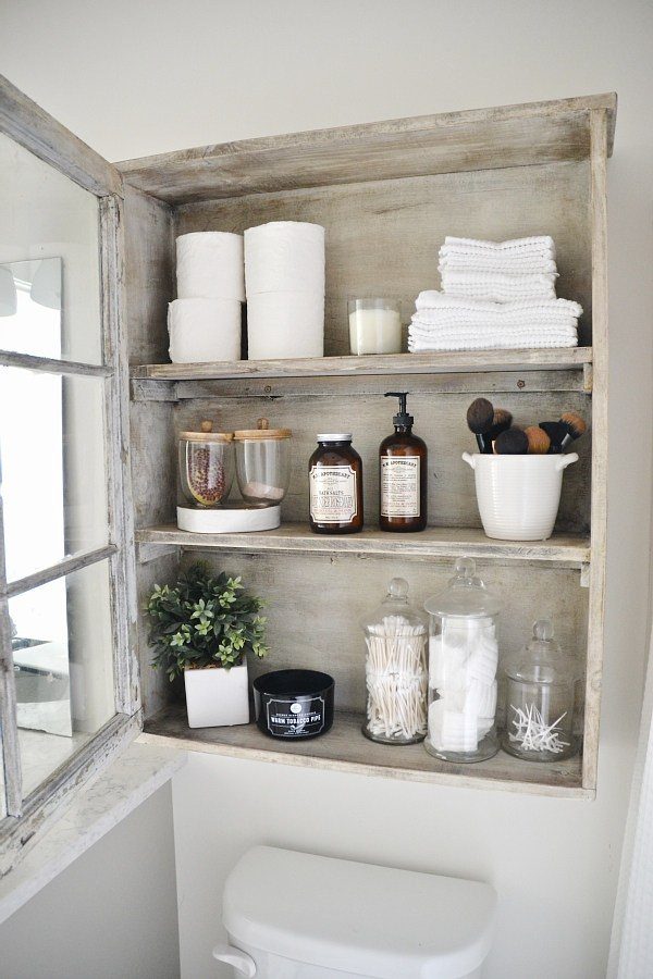 DIY bathroom cabinet