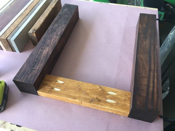 Scrap wood table