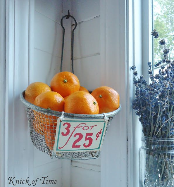 Kitchen organization ideas - fruit basket
