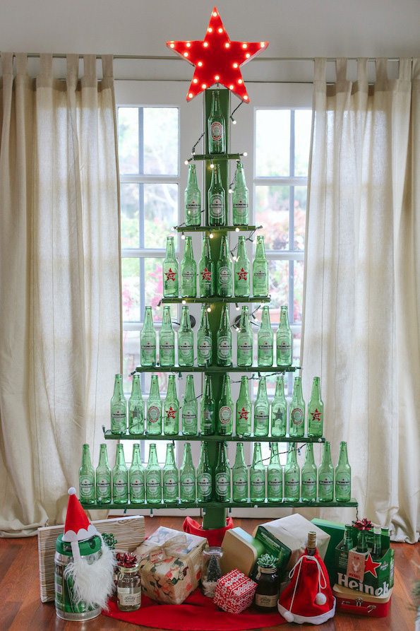 Alternative Christmas Trees - Bottle Tree